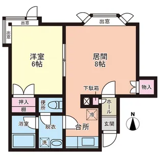 ビリオネア発寒【3階】の間取り