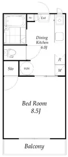 芙蓉ハイム【2階】の間取り