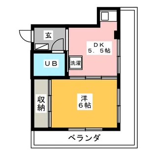 BLUE SUNRISE【2階】の間取り