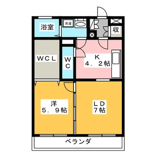 VALENTINE【3階】の間取り