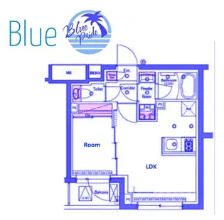 リテラス川崎ウエスト【2階】の間取り