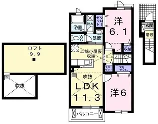 セレーノコルソ【2階】の間取り