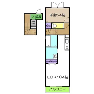 シャーメゾン ベルブランシュの間取り