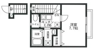 Regulus国立 レグルス国立【2階】の間取り