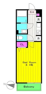 リブリ稲田堤【2階】の間取り