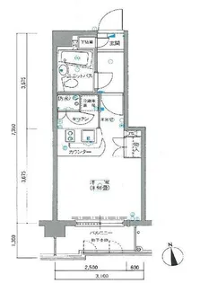 ワコーレ川口第3【1階】の間取り