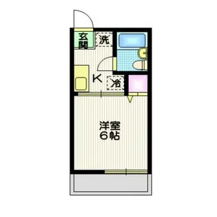 シティハイム ユウワハイムII【1階】の間取り