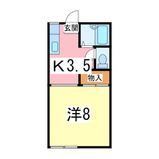 セヌマコーポ【1階】の間取り