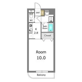 グリーンシャトリエII【1階】の間取り