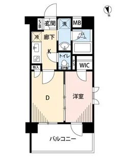 日神デュオステージ浅草松が谷【11階】の間取り