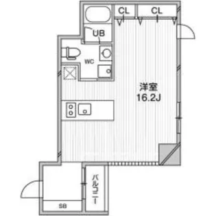 ルクレ堺筋本町レジデンス【12階】の間取り