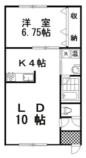 ブルックス1【1階】の間取り
