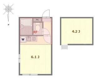 シャンテ ヌーベル ヴィ【3階】の間取り