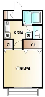 メゾン雅【1階】の間取り