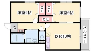 バードランドひめじ参番館【3階】の間取り