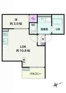 Jack koiehommachiI【1階】の間取り