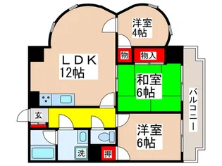 グレ-スヴィラ【5階】の間取り