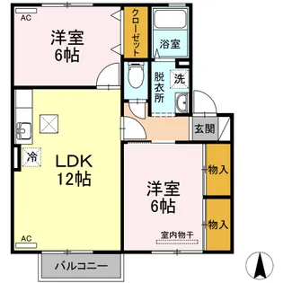 エトワール【1階】の間取り