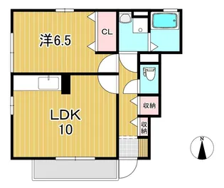 エスタシオンB【1階】の間取り