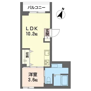 アルフラット パセリ25【2階】の間取り