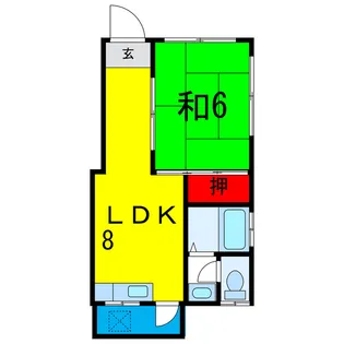 佐藤ハイツ【2階】の間取り
