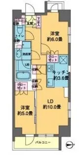 カスタリア東日本橋【3階】の間取り