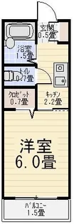 ドエルミナミ【2階】の間取り