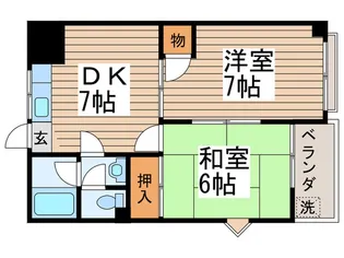 蔵前コ-ポ【3階】の間取り