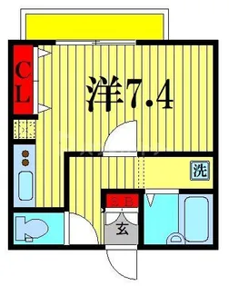 A-レガート松戸古ヶ崎【2階】の間取り