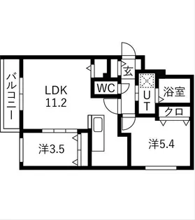 AND-hondori(アンドホンドオリ)【4階】の間取り