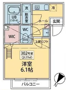 ノワール三宿【3階】の間取り