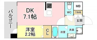 YSP八幡【1階】の間取り