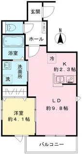 Sakura Terrace【2階】の間取り