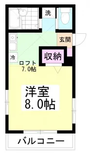 アフェット津田沼ミューズ【2階】の間取り