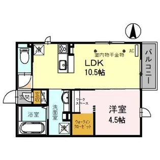 ALLOGGIO【1階】の間取り