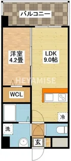 modern palazzo文教通りGrow【2階】の間取り
