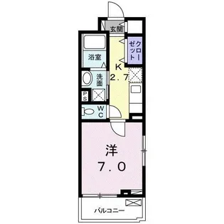 サンオランジュ【3階】の間取り