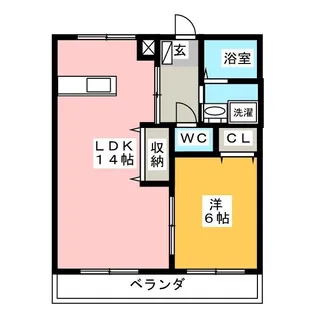 リヴァージュ A【1階】の間取り