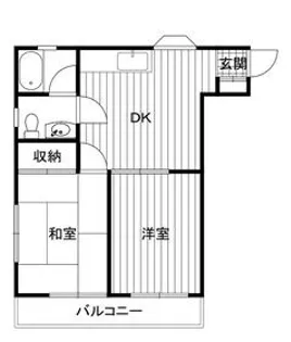 エルサリオ川口【1階】の間取り