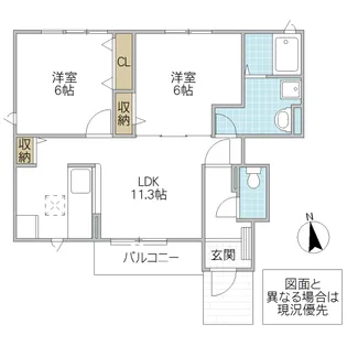 ステラート【1階】の間取り