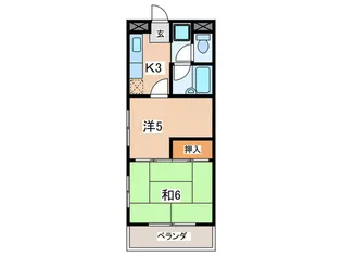 コーポ・コロン【2階】の間取り