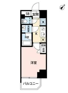 マイナビSTAYミライエ巣鴨駅前【4階】の間取り