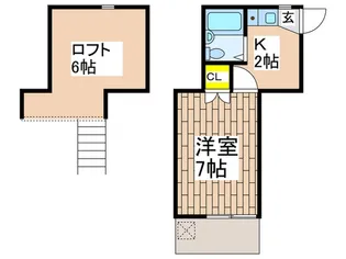 プルミエ-ルメゾン【1階】の間取り