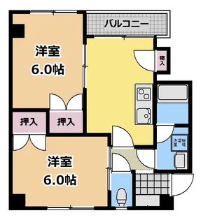 パークサイドI【3階】の間取り