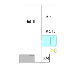メゾンローラー【2階】の間取り