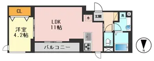 ディーズプラス篠崎【3階】の間取り