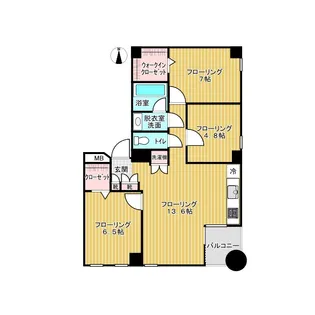 シーダーロード【2階】の間取り