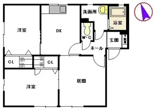 メゾン・フローラ A棟【1階】の間取り