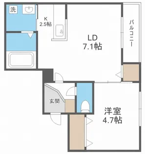 Atlantis Suehiro【2階】の間取り
