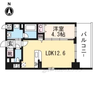 メゾンノワール【3階】の間取り